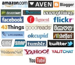 [click logos to see my profiles]