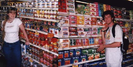 [Mike and me in Albertson's]