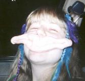 [silly putty grin!]