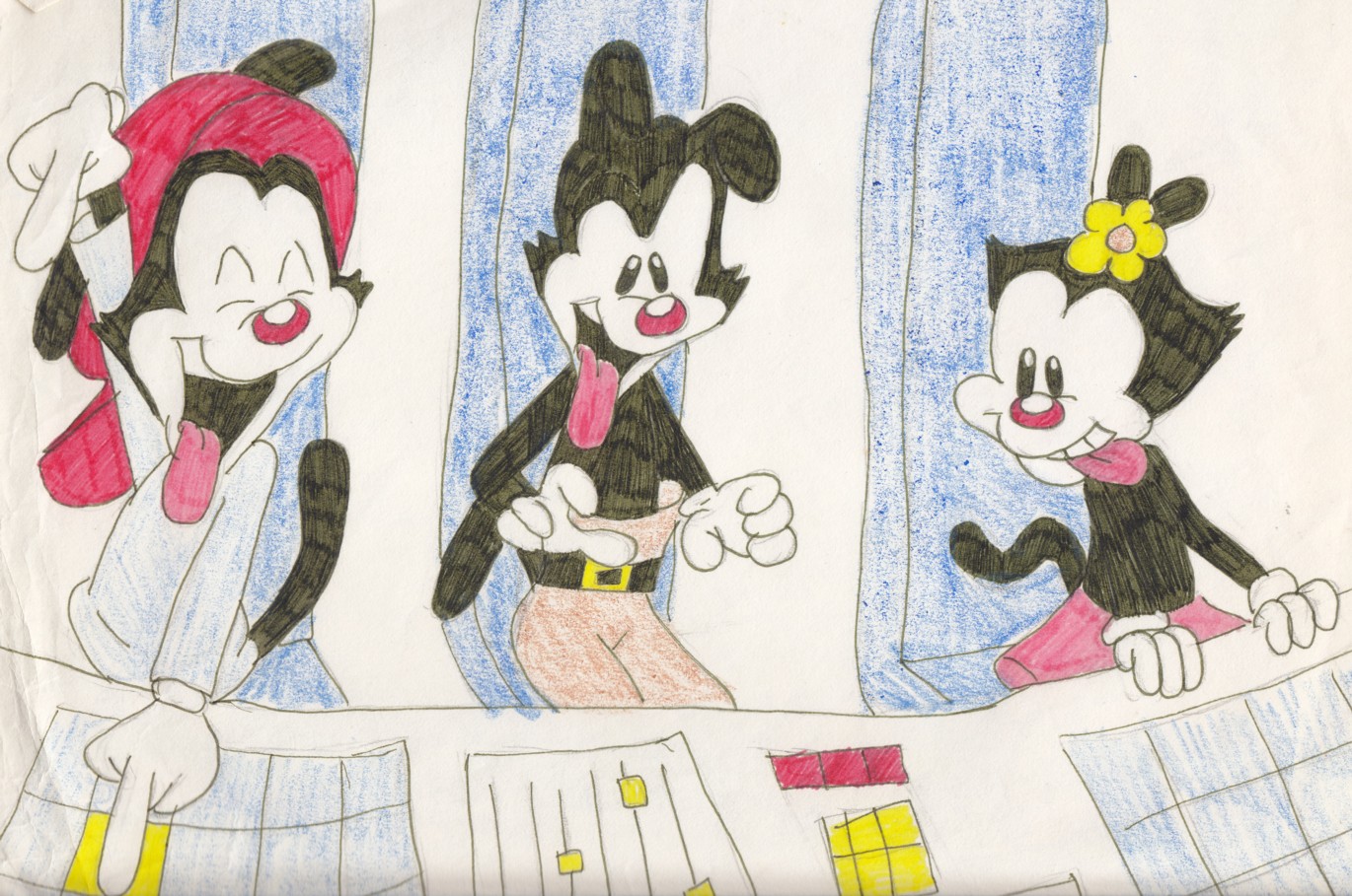 swankivy.com - doodles - realistic/serious doodles - animaniacs.